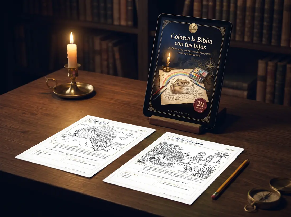 Bono 5: Colorea la Biblia con tus hijos